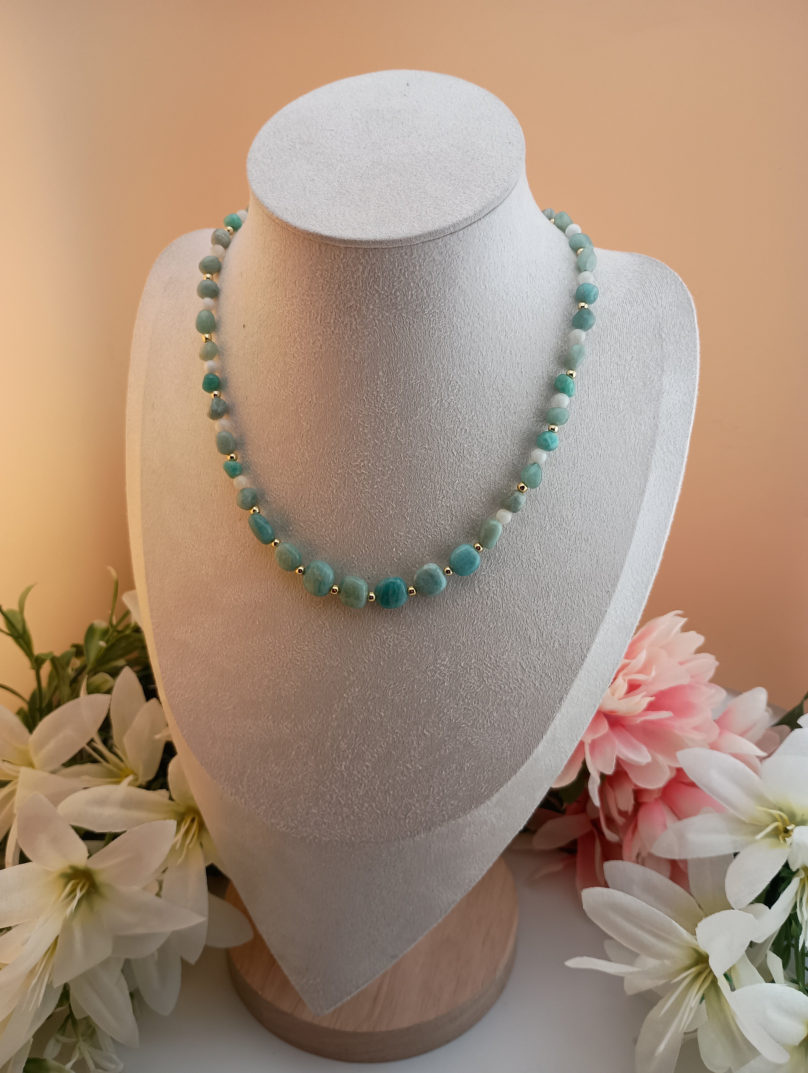 Amazonite PebbleNecklace
